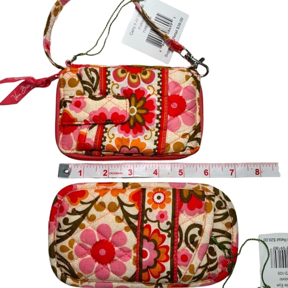 NEW Vera Bradley Folkloric Wristlet Wallet Sunglass Case Floral Retired Gift Set - Picture 13 of 13